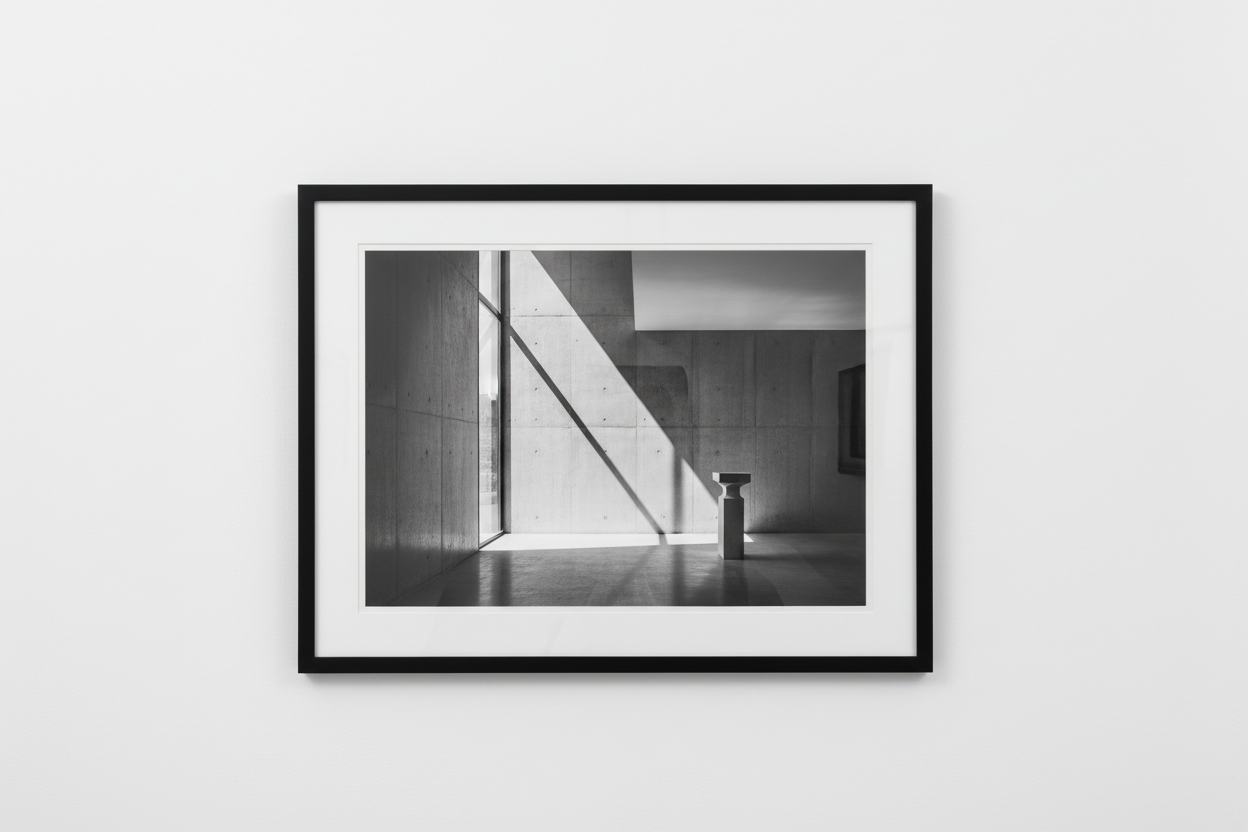 Silence Architectural — Photographie noir et blanc